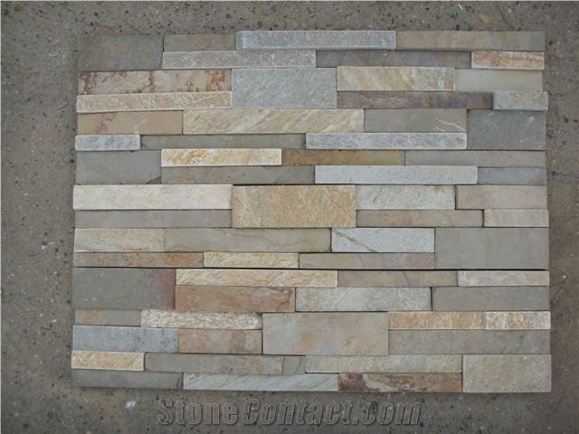 Culture Slate,Multicolor Slate,China Multicolor Slate Cultured Stone