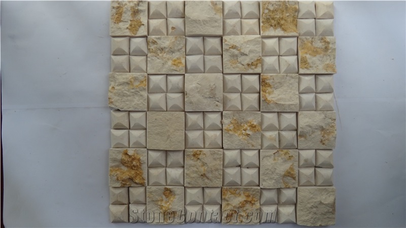 Egyptian Yellow Mosaic,3d Egyptian Yellow Marble Mosaic