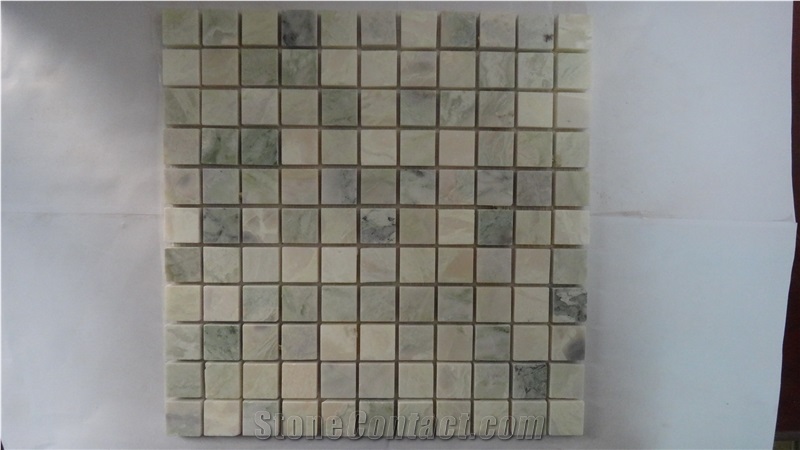 Polished Green Jade Mosaic,Green Jade Mosaic,Onyx Mosaic