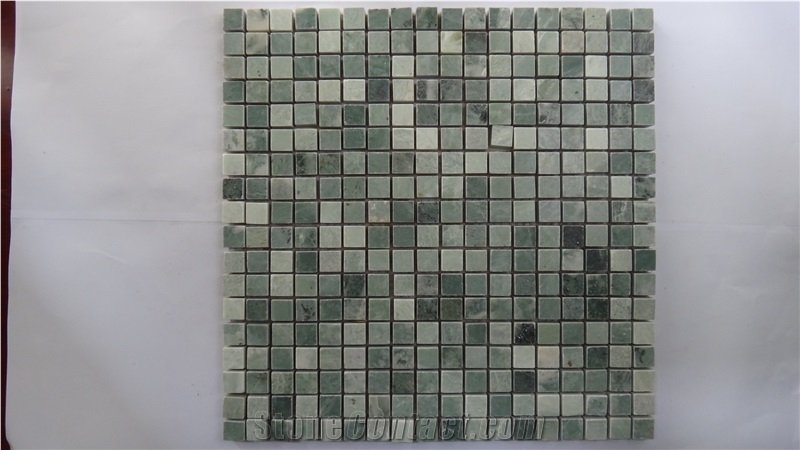Polished Green Marble Mosaic,Green Marble Mosaic