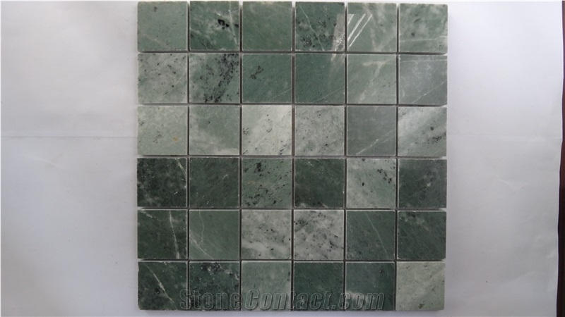 Polished Green Marble Mosaic,Green Marble Mosaic