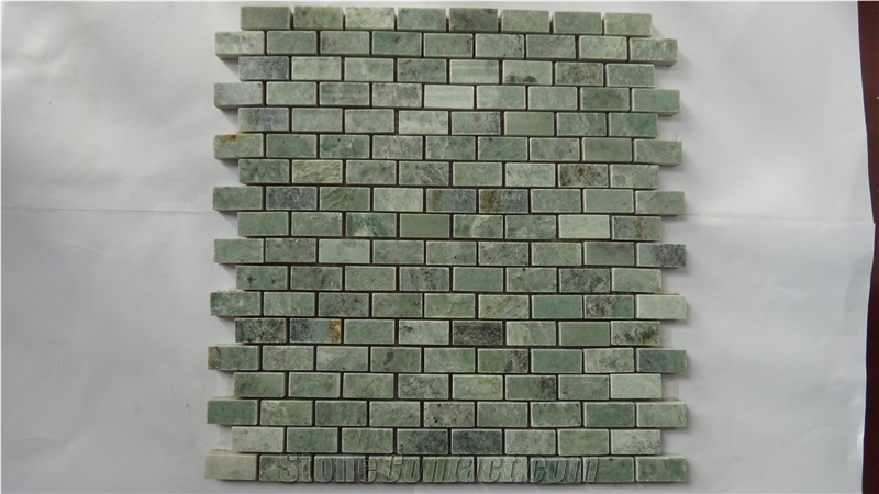 Polished Green Marble Mosaic,Green Marble Mosaic