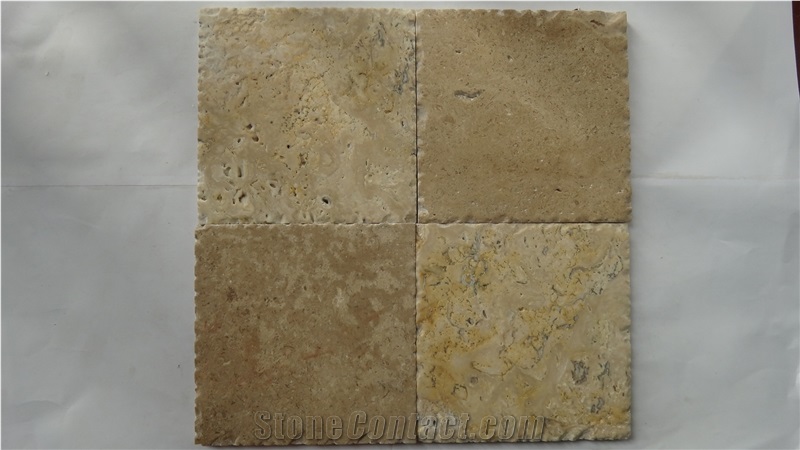 Polished Limestone Mosaic,China Beige Limestone Mosaic