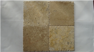 Polished Limestone Mosaic,China Beige Limestone Mosaic