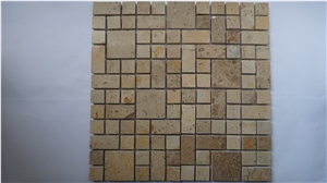 Polished Limestone Mosaic,Limestone Mosaic,Mosaic
