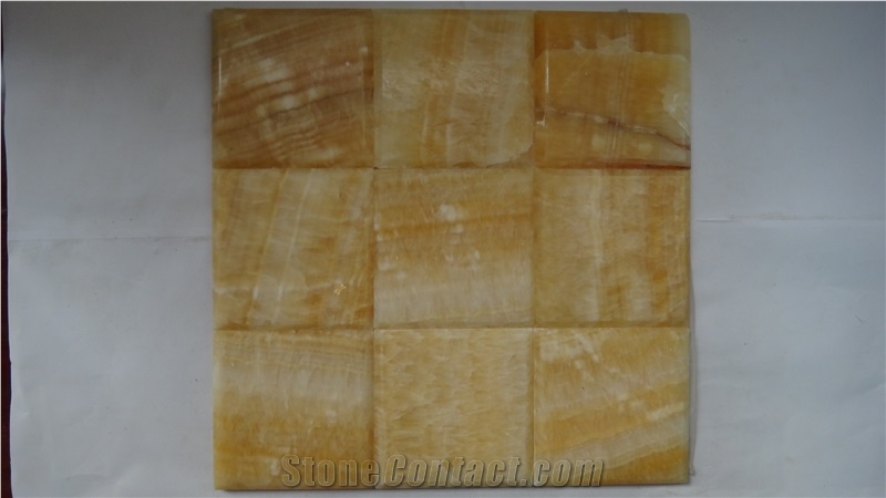 Polished Yellow Onyx Mosaic,China Yellow Onyx Mosaic