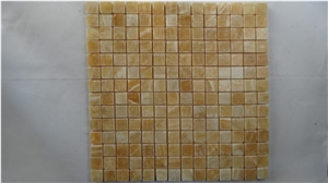Polished Yellow Onyx Mosaic,Yellow Onyx Mosaic,Onyx Mosaic