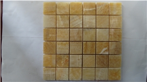 Polished Yellow Onyx Mosaic,Yellow Onyx Mosaic,Onyx Mosaic