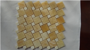 Polished Yellow Onyx Mosaic,Yellow Onyx Mosaic,Onyx Mosaic