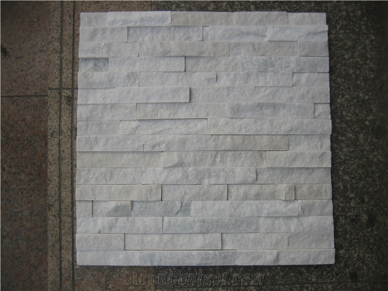 White Slate Cultured Stone,China White Slate Stacked Stone,Culture White Slate Ledge Stone for Wall Cladding
