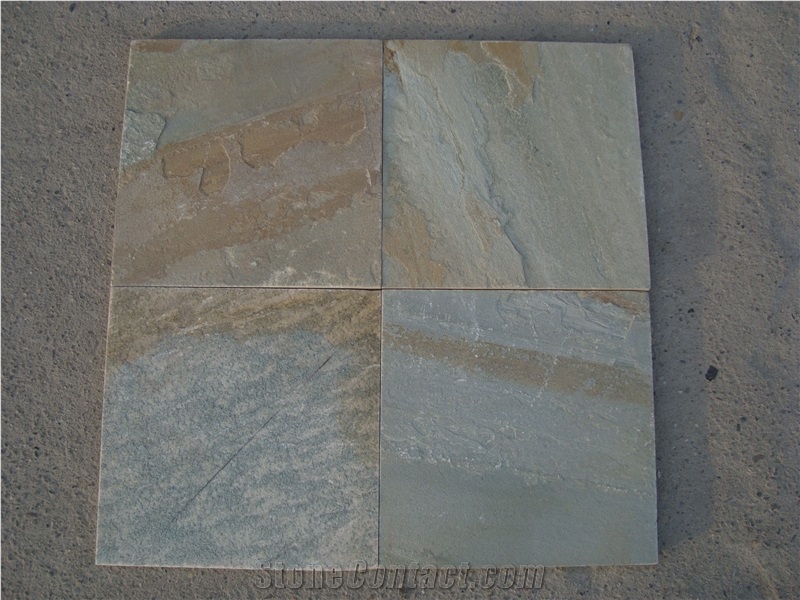Yellow Slate Slabs & Tiles,China Yellow Slate