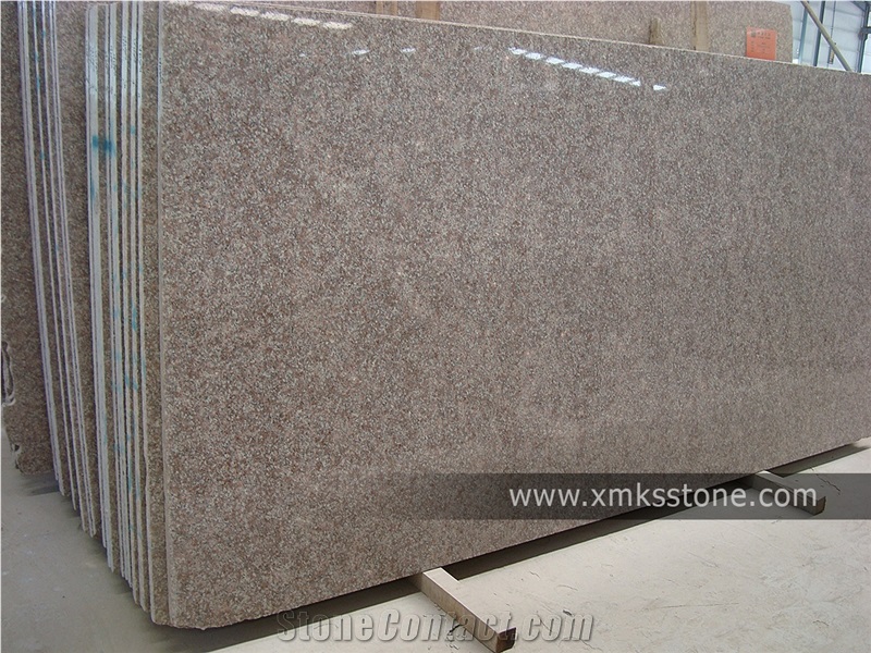 G611 Purple Peach Almond Mauve Granite Big Slabs