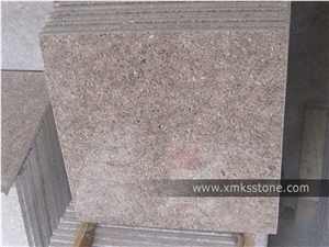 G611 Purple Peach Almond Mauve Granite Big Slabs