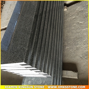 G654 Polished Sesame Black Granite Stairs and Steps