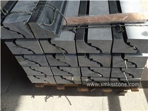 G654 Sesame Black Polished Granite Stone Border Line for Door and Window