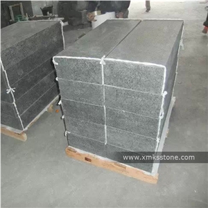 G684 Black Basalt Blockstep,Polished Black Basalt Step