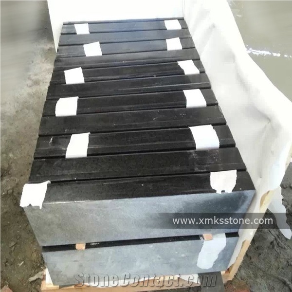 G684 Black Basalt Stairs & Steps, Black Granite Step, Black Granite Step - Special Shape