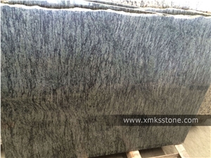 Olive Green Granite Big Slab Vein Cut, South Africa Green Granite