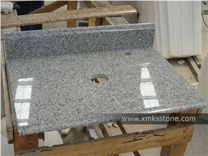 Vt-1001a-T G603 Bianco Crystal Granite Bathroom Vanity Top,China Grey Granite