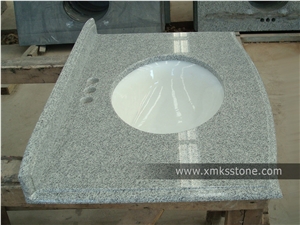 Vt-3011 G603 Sesame White Granite Bath Top