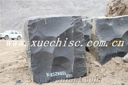 Shanxi Black Granite Blocks for Sale, China Black Granite