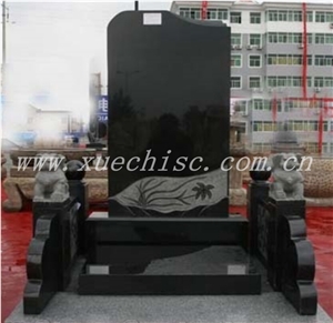 Shanxi Black Granite Polished Mounuments