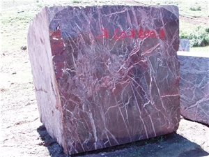 Air Cherry, Kayseri Cherry Marble Block