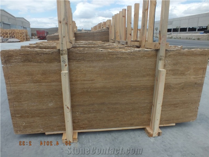 Air Walnut, Yozgat Walnut Travertine Block