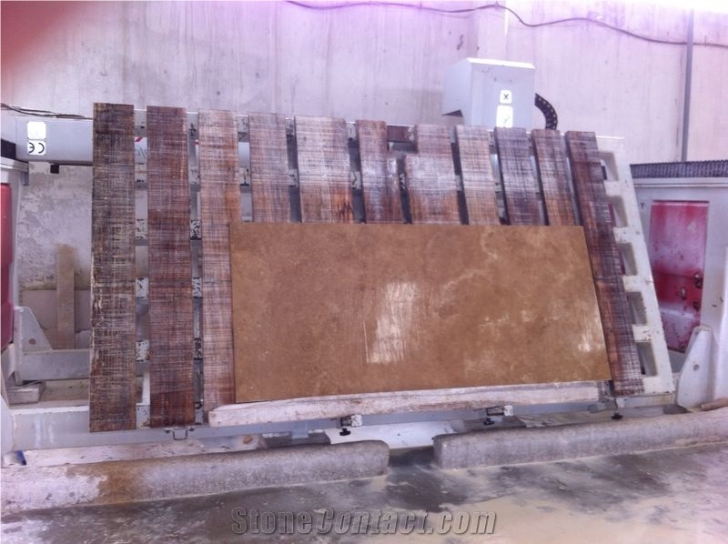 Air Walnut, Yozgat Walnut Travertine Block