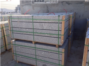 G341 Flamed Block Steps, G341 Granite Steps