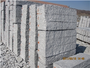 G341 Granite Hand Made Natural Split Kerbstone