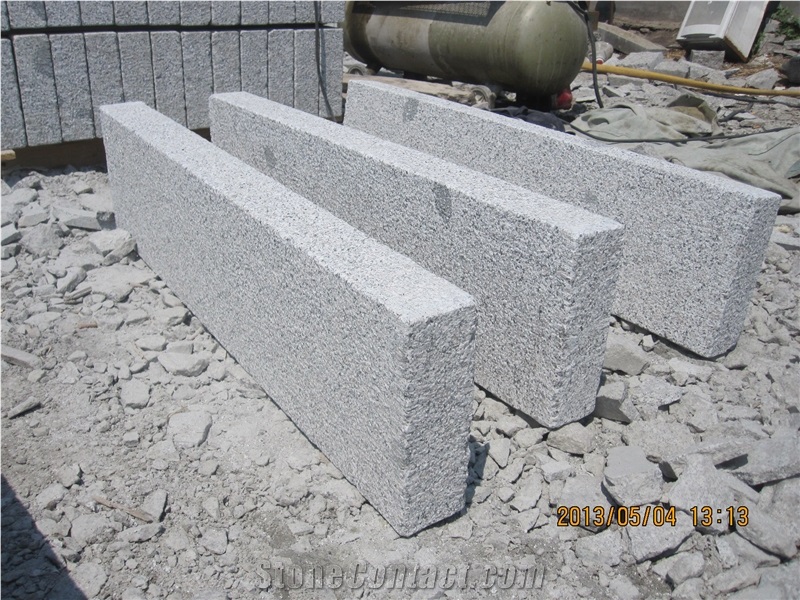 G341 Grey Granite Kerbstone