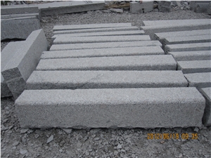 G341 Grey Granite Low Kerbstone