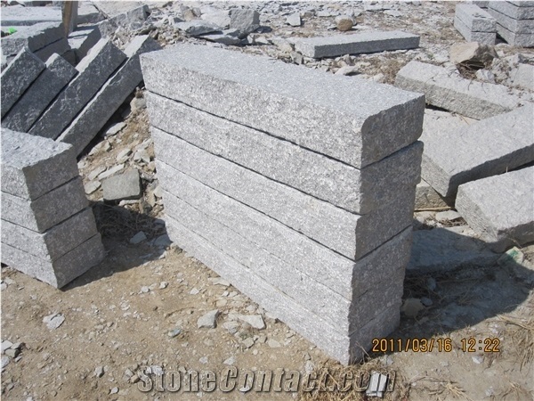 G341 Shandong Granite Kerbstones,Lowest Price Granite,Rough Picked