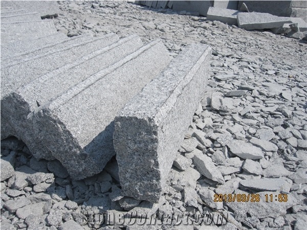 G341 Shandong Granite Kerbstones,Lowest Price Granite,Rough Picked