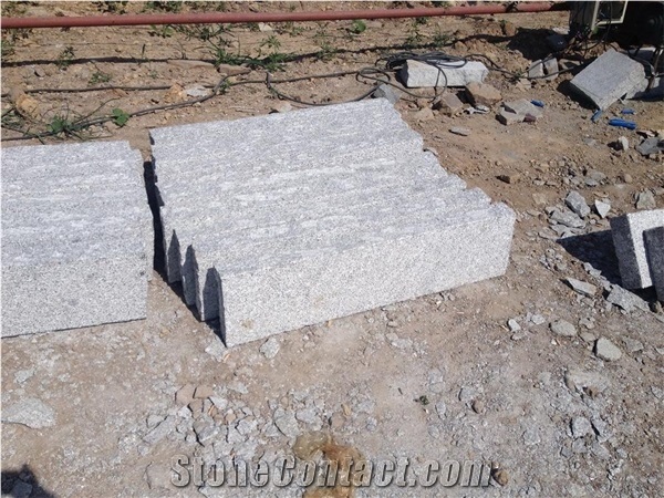 G341 Two Sides B.H. and Two Sides Pineappled, G341 Granite Garden & Palisade