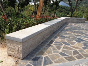 G350 Yellow Natural Surface Wall Stone, G350 Granite Mushroom Stone