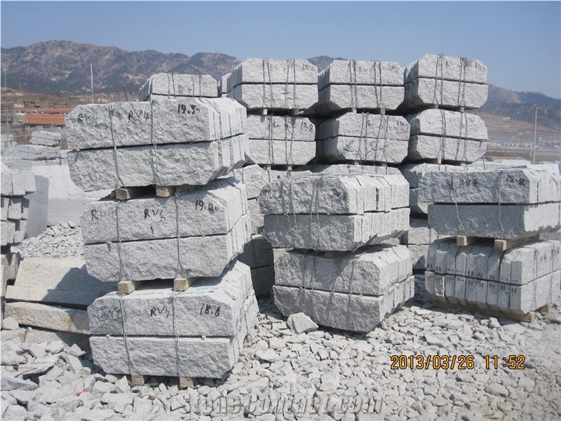 Sweden Kerbstone Rv-Stone, G341 Grey Granite Kerbs