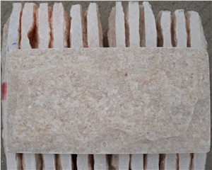 Pink Quartzite, Exterior Walling Chinese Pink Mushroom Stone/Cladding Tiles