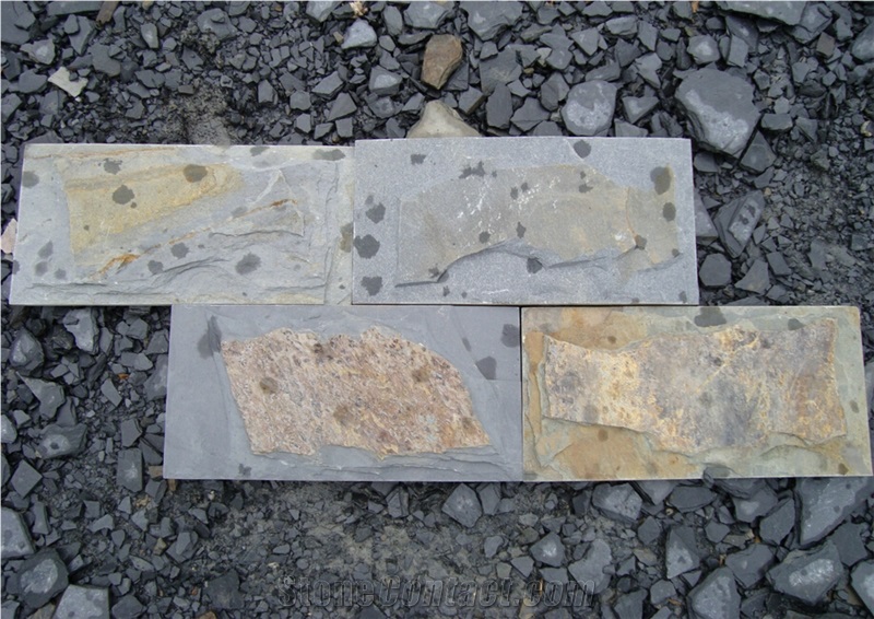 Rusty Slate, Exterior Walling Chinese Rusty Multi-Colored Mushroom Stone/Cladding Tiles