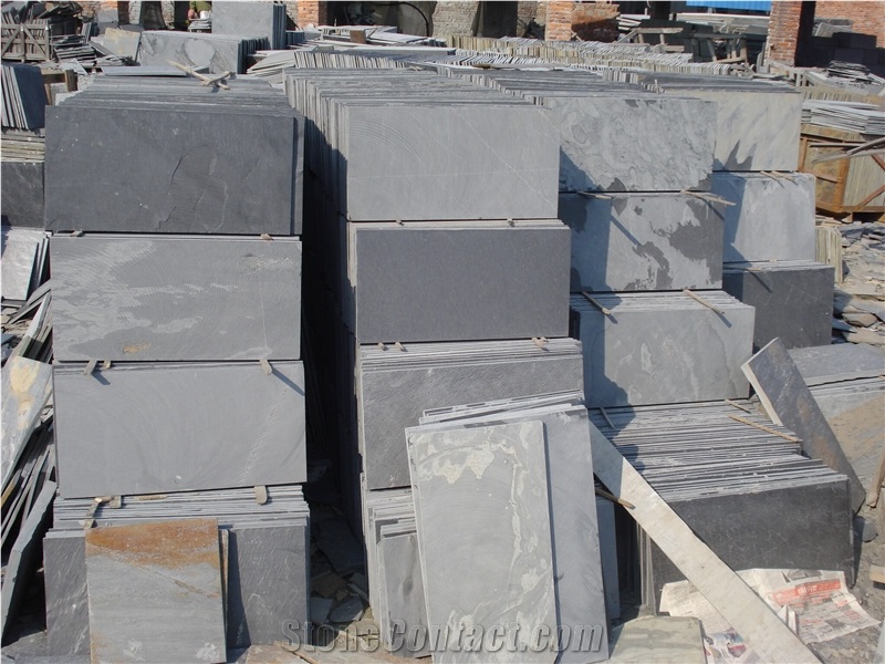 Black Slate Tiles & Slabs
