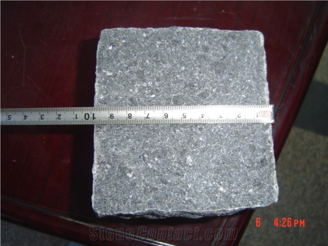 G684 Black Basalt Paving Stone,Split Finished Cube Stone & Pavers