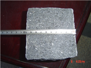 G684 Black Basalt Paving Stone,Split Finished Cube Stone & Pavers