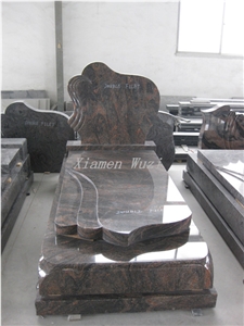 Kerbset01, Himalayan Blue Granite Monument & Tombstone