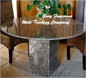 Grey Foussana Limestone Blocks from Tunisia Good Prices
