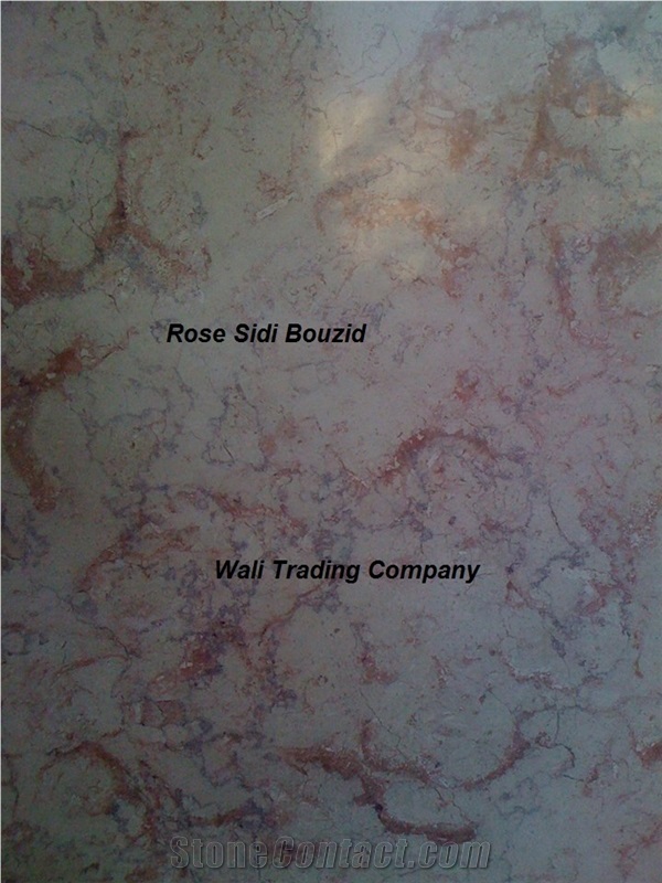 Rose Sidi Bouzid Limestone Blocks from Tunisia Good Prices