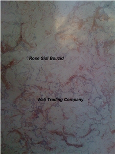 Rose Sidi Bouzid Limestone Blocks from Tunisia Good Prices