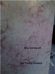 Rose Sidi Bouzid Limestone Blocks from Tunisia Good Prices