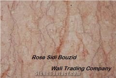 Rose Sidi Bouzid Limestone Blocks from Tunisia Good Prices