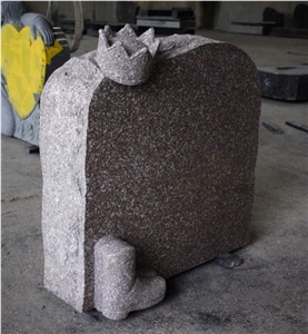 Chandler Pink G663 Granite Custom Upright Carving Monument & Tombstone
